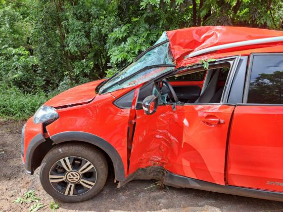 Os dois viajavam de Panambi com destino a Ijuí em um VW UP