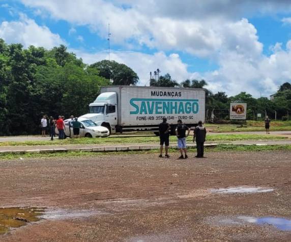 O acidente aconteceu no trevo de acesso a comunidade de Buriti