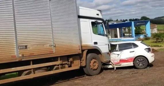 O acidente ocorreu entre os municípios de Novo Barreiro e Barra Funda