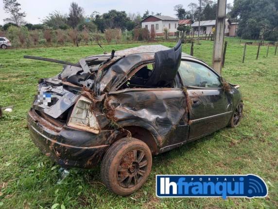 Uma saída de pista deixou feridos na RS-165