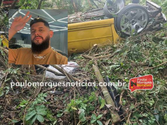 Alex Dapieve Tavares, morreu após capotar o veículo que conduzia na BR-472