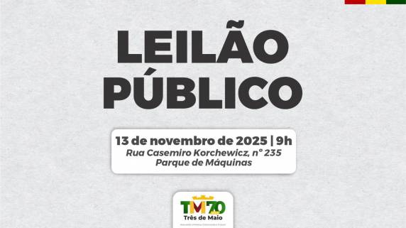 Os interessados podem visitar os bens entre os dias 5 e 7 de novembro e 10 a 12 de novembro, das 8h às 11h e das 14h às 17h, mediante agendamento